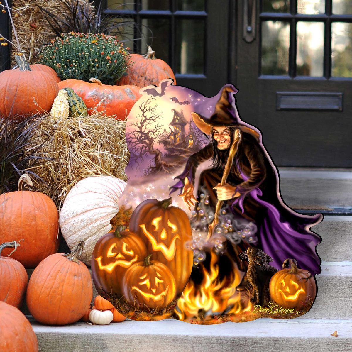 All Hallows Eve Holiday Door Décor by D. Gelsinger - Halloween Décor - 8461091H-0821