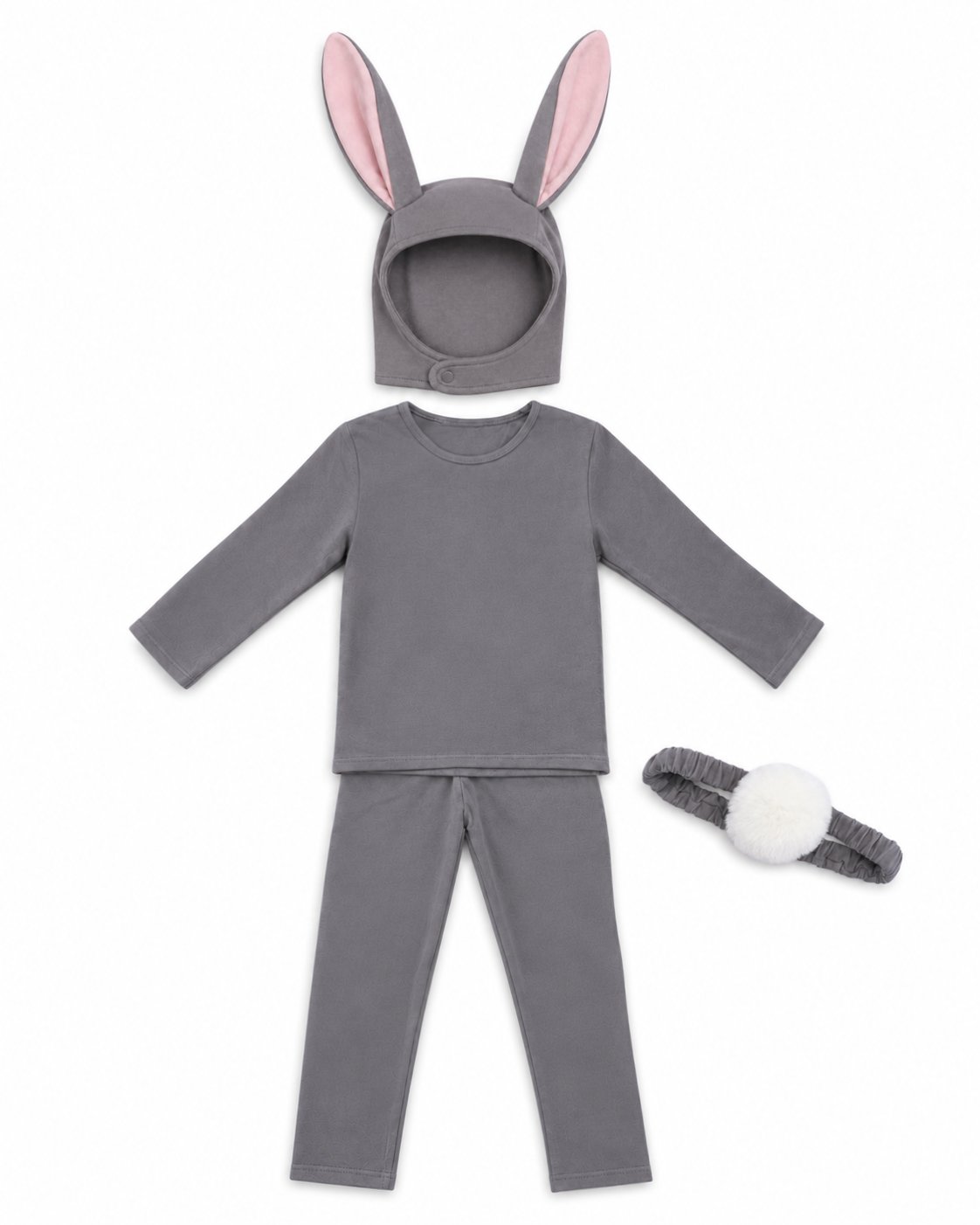 Grey Bunny Halloween Costume