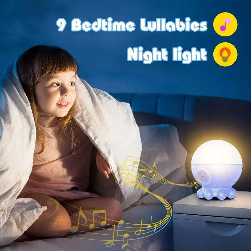Octopus Jellyfish Starry Sky Light with Remote Control 360 Degree Rotating Projection Music Light Home Bedroom Projection Light