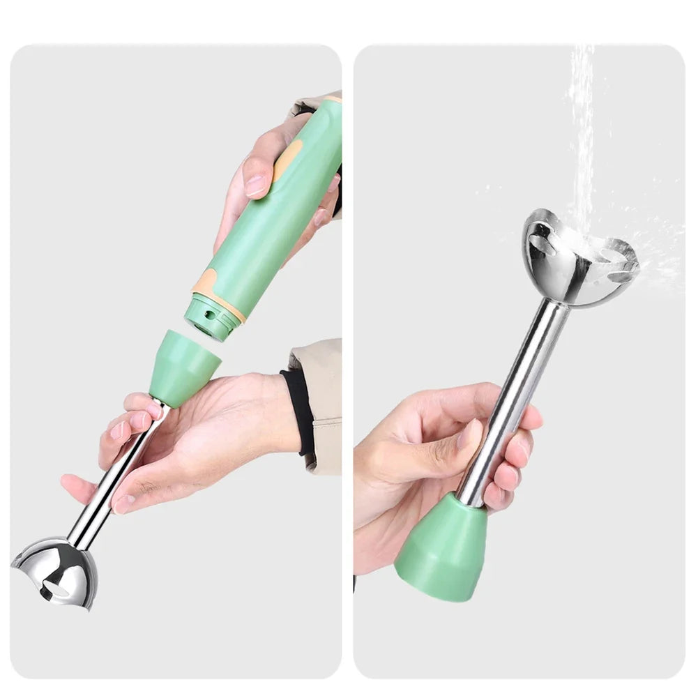 New Electric Blender EU/US/UK Plug Stirring Rod Mixer Stainless Steel Stick Hand Blender Food Grade for Baby Food Baking Kitchen