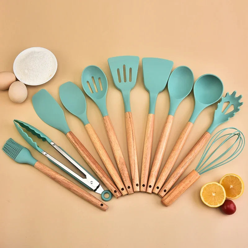 12-Piece Silicone Kitchen Utensil Set